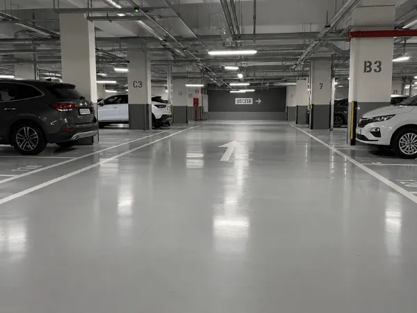 pavimentazione in resina epossidica per parcheggi