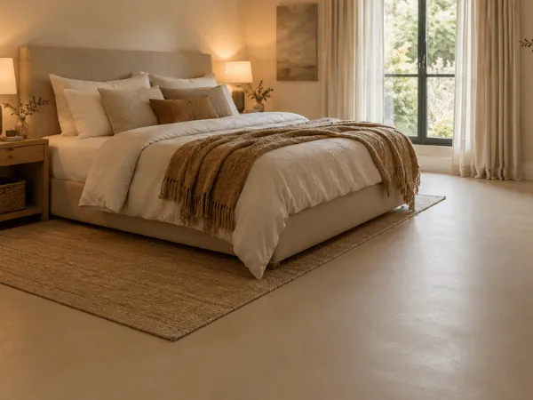 pavimenti in resina per camera da letto