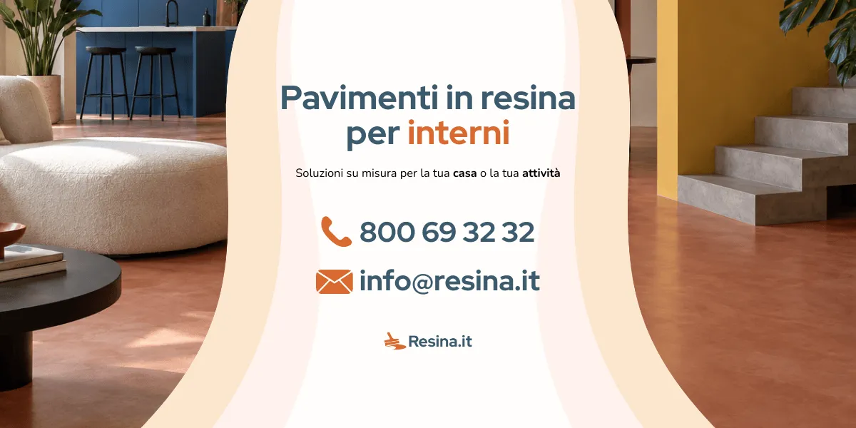 preventivo pavimento in resina per interni