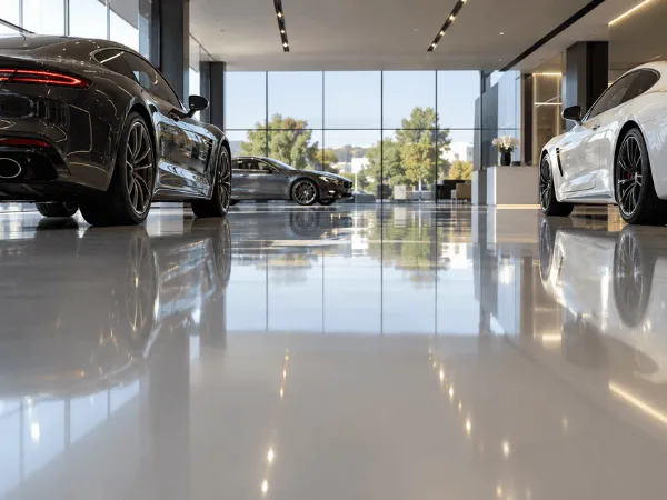 resina epossidica pavimenti per showroom