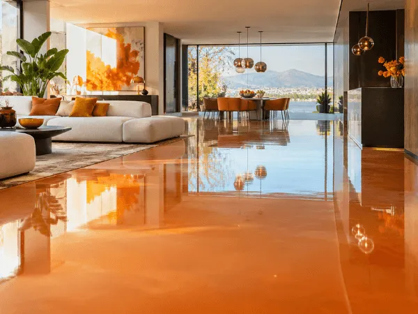 resina lucida per pavimenti casa